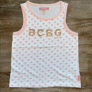BCBG Girls Heart Print Tank